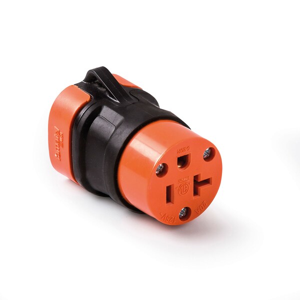 Easylife Tech 20 Amp 125V Grnd Replacement Connector HD w/Rubber
